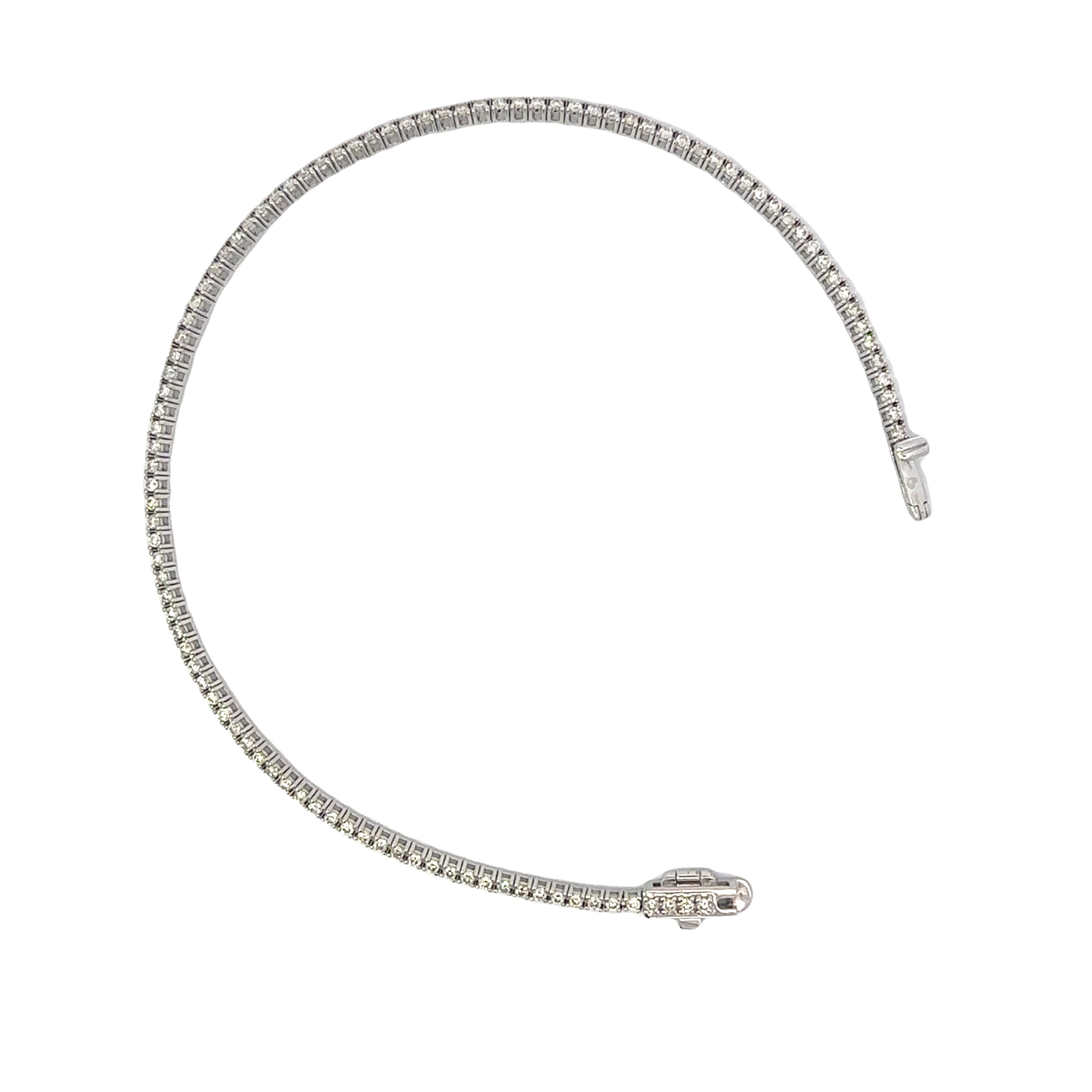 14kt wg Diamond Tennis Bracele