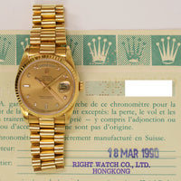 Day-Date President 36mm Yellow Gold 18238A