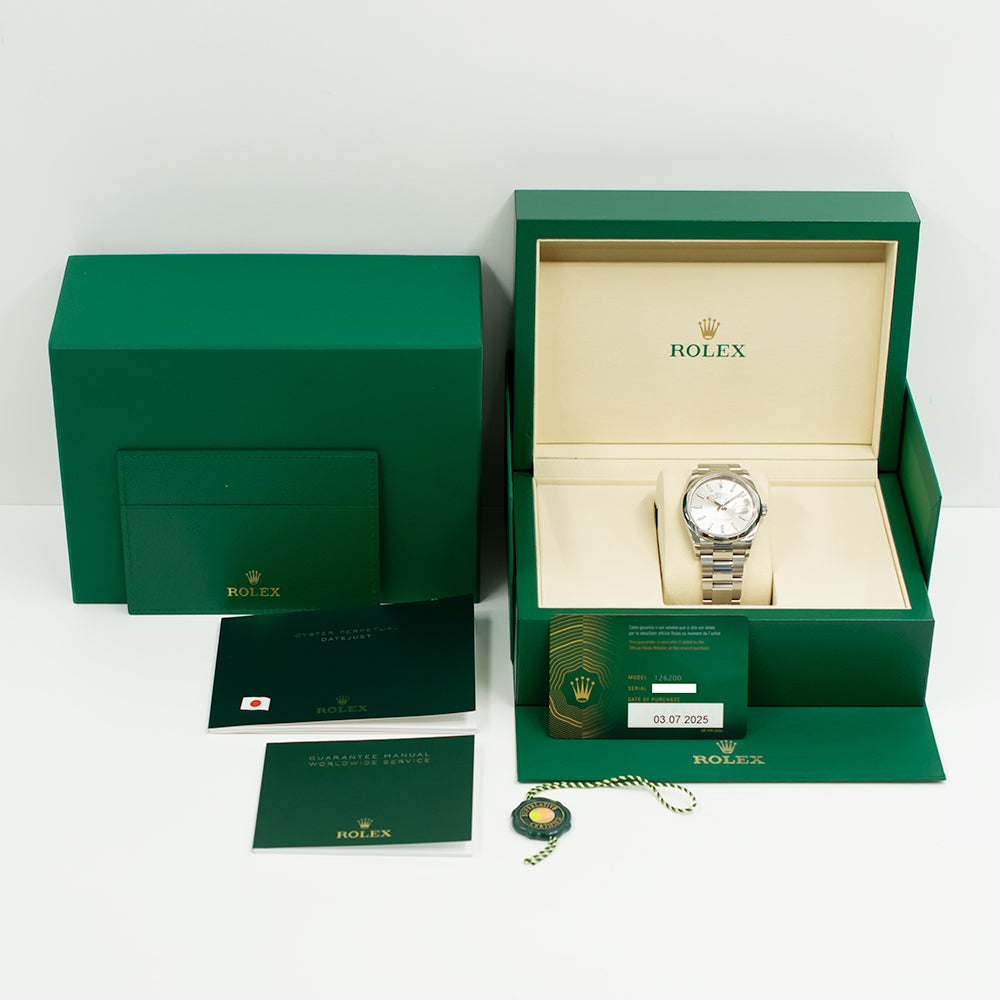 Datejust 36mm Domed Bezel Steel 126200