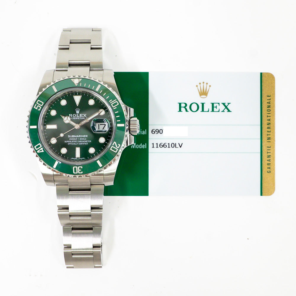 Submariner Date 40mm "Hulk" Steel 116610LV