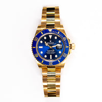 Submariner Date 41mm Blue Bezel Yellow Gold 126618LB