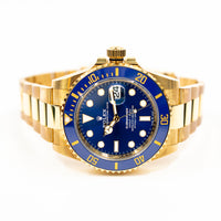 Submariner Date 41mm Blue Bezel Yellow Gold 126618LB
