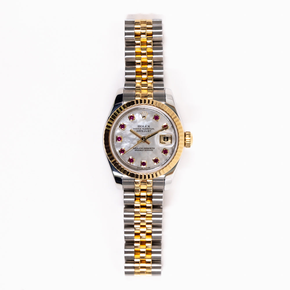 Lady-Datejust 26mm Steel and Yellow Gold 179173NGR
