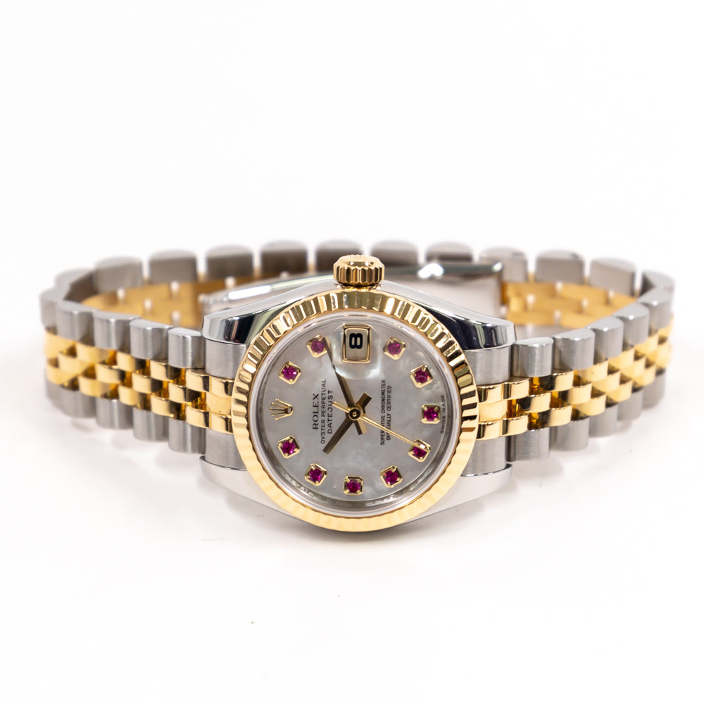 Lady-Datejust 26mm Steel and Yellow Gold 179173NGR