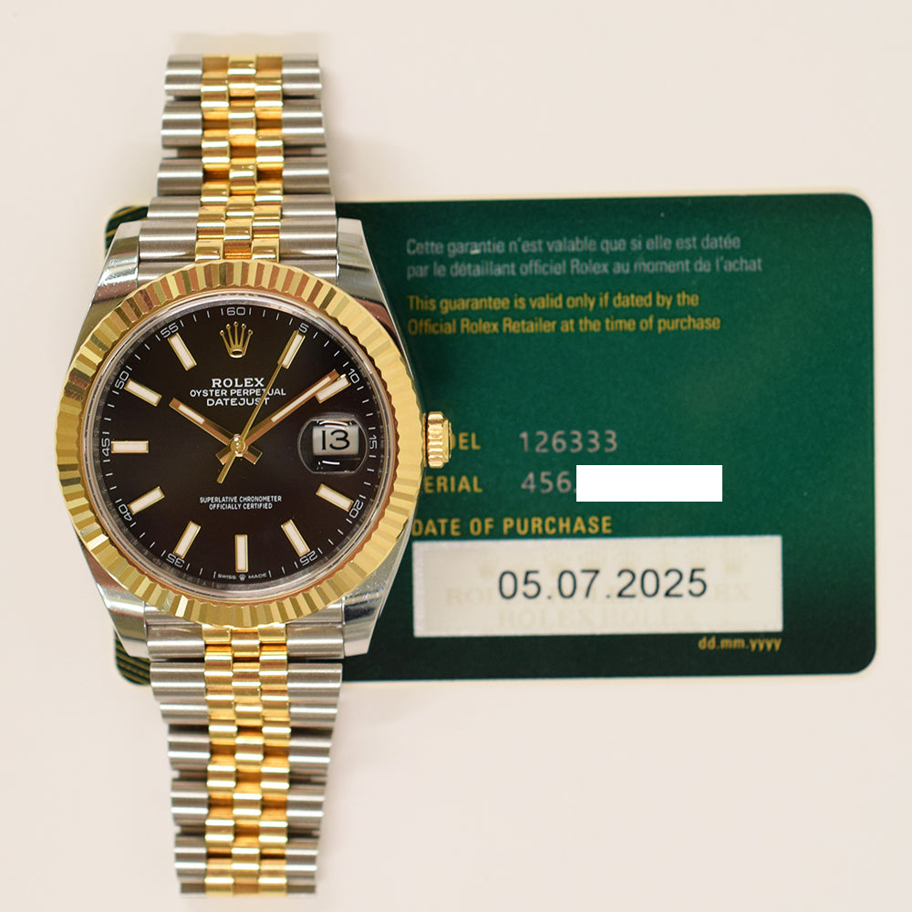 Datejust 41mm Steel and Yellow Gold 126333