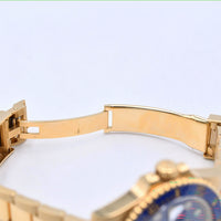 Submariner Date 40mm Black Bezel Yellow Gold 116618GLB