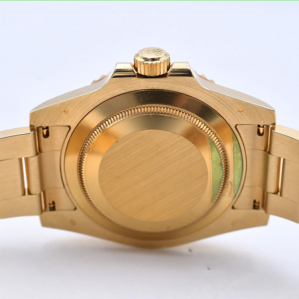 Submariner Date 40mm Black Bezel Yellow Gold 116618GLB