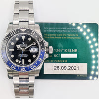 GMT-Master II "Batman" Steel 126710BLNR