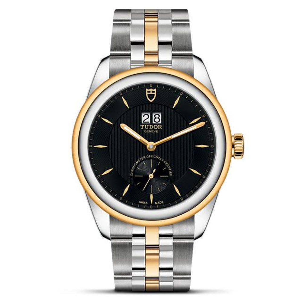 Glamour Double Date 42mm Stainless Steel and Yellow Gold M57103-0002