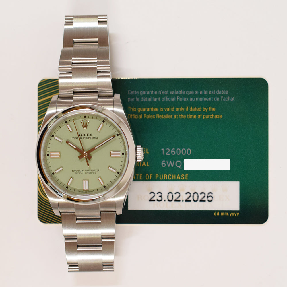 Oyster Perpetual 36mm Steel 126000