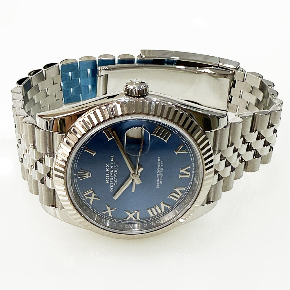 Datejust 41mm Steel and White Gold 126334