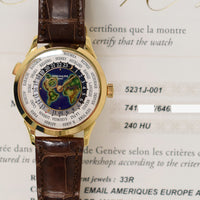 Complications World Time 39mm Yellow Gold  5231J-001