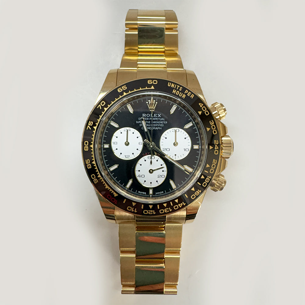 Daytona Yellow Gold Black Cerachrom Bezel "Le Mans" 126528LN