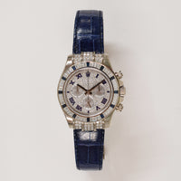 Daytona Diamond/Sapphire Case Pave Diamond Dial White Gold 116599 12SA ZER