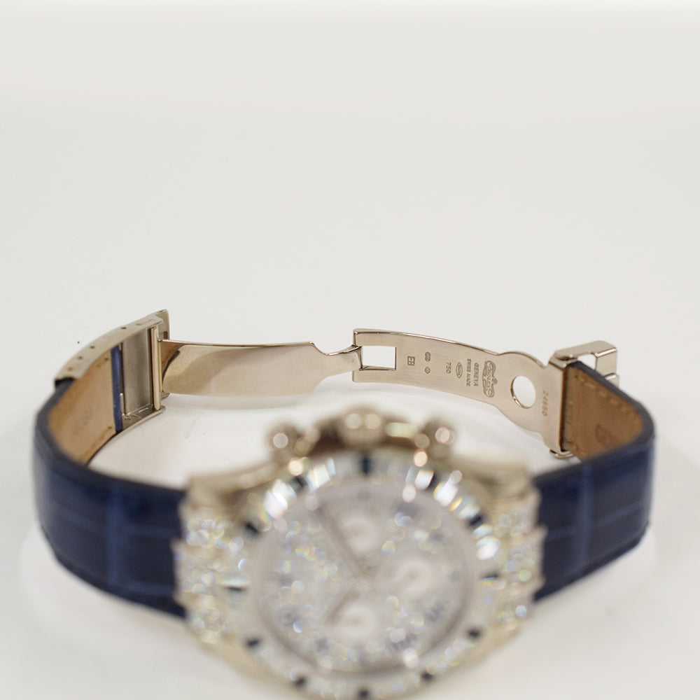 Daytona Diamond/Sapphire Case Pave Diamond Dial White Gold 116599 12SA ZER