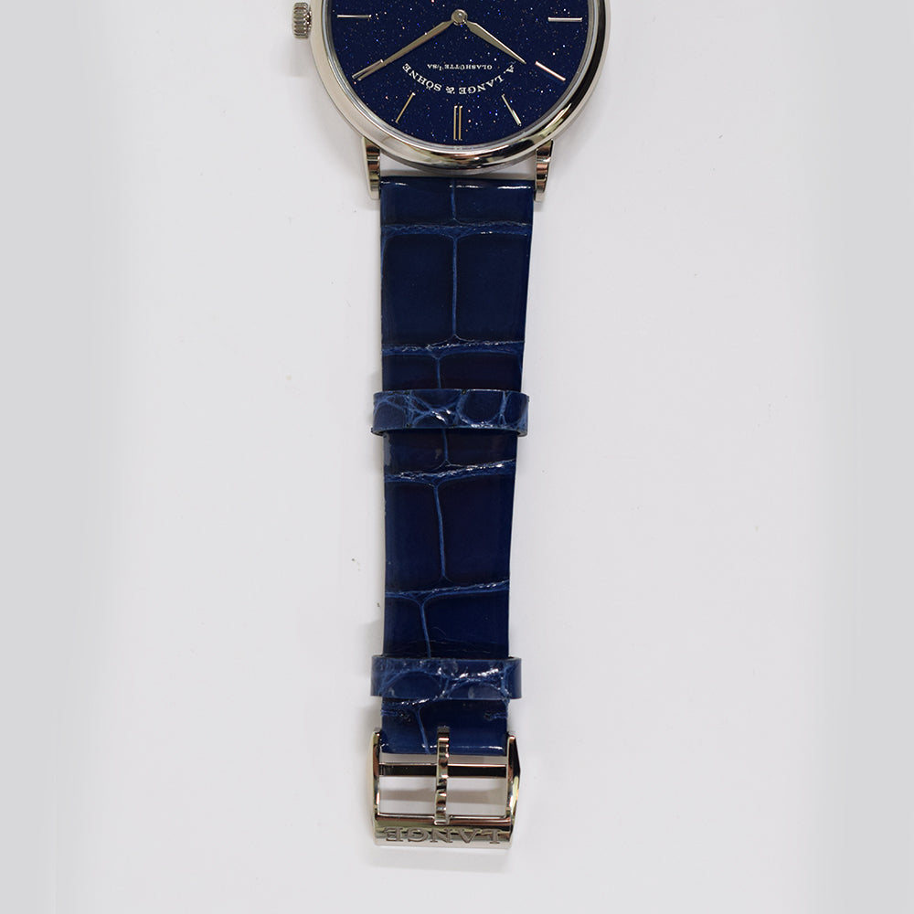 Saxonia Thin 39mm White Gold Manually Winding 205.086