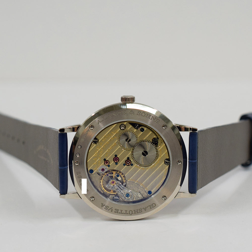 Saxonia Thin 39mm White Gold Manually Winding 205.086