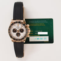 Daytona Rubber Strap Rose Gold 126515LN