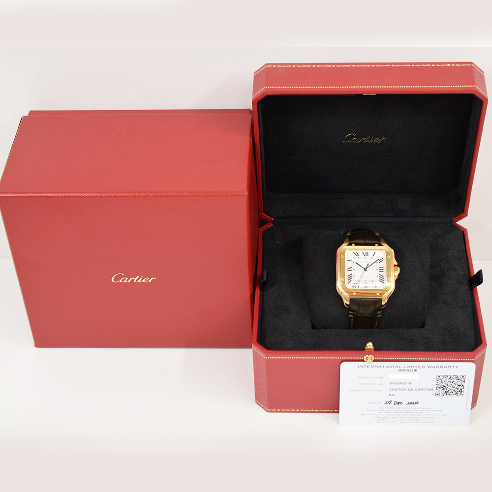 Santos de Cartier Rose Gold Self-winding - 47.5mm x 39.8mm  WGSA0019