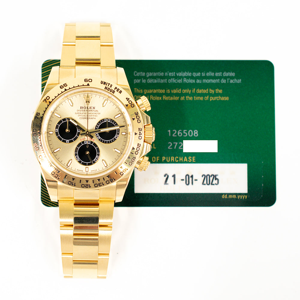Daytona Yellow Gold 126508
