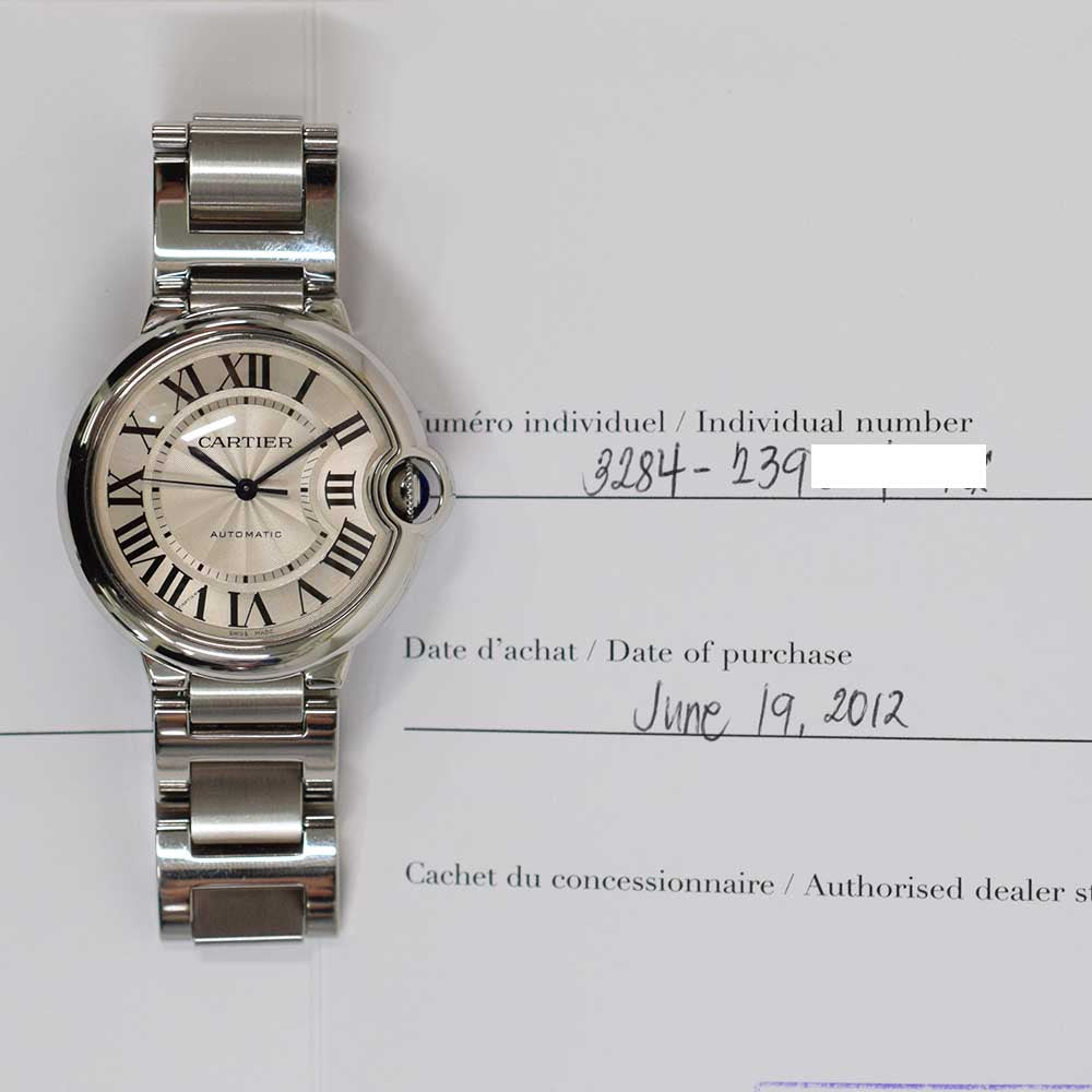 Ballon Bleu Large 36mm - Steel W6920046