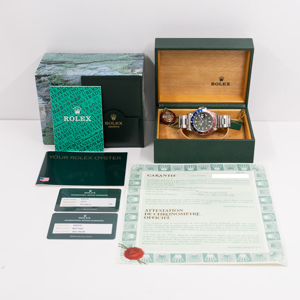 GMT-Master II "Pepsi" Steel 16710