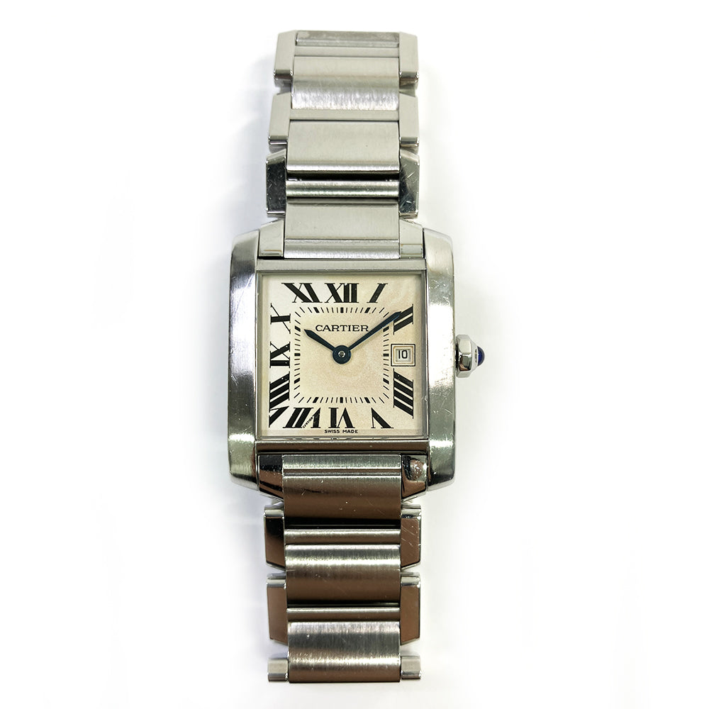 Tank Française Quartz Stainless Steel - 25mm x 29.5mm W51011Q3