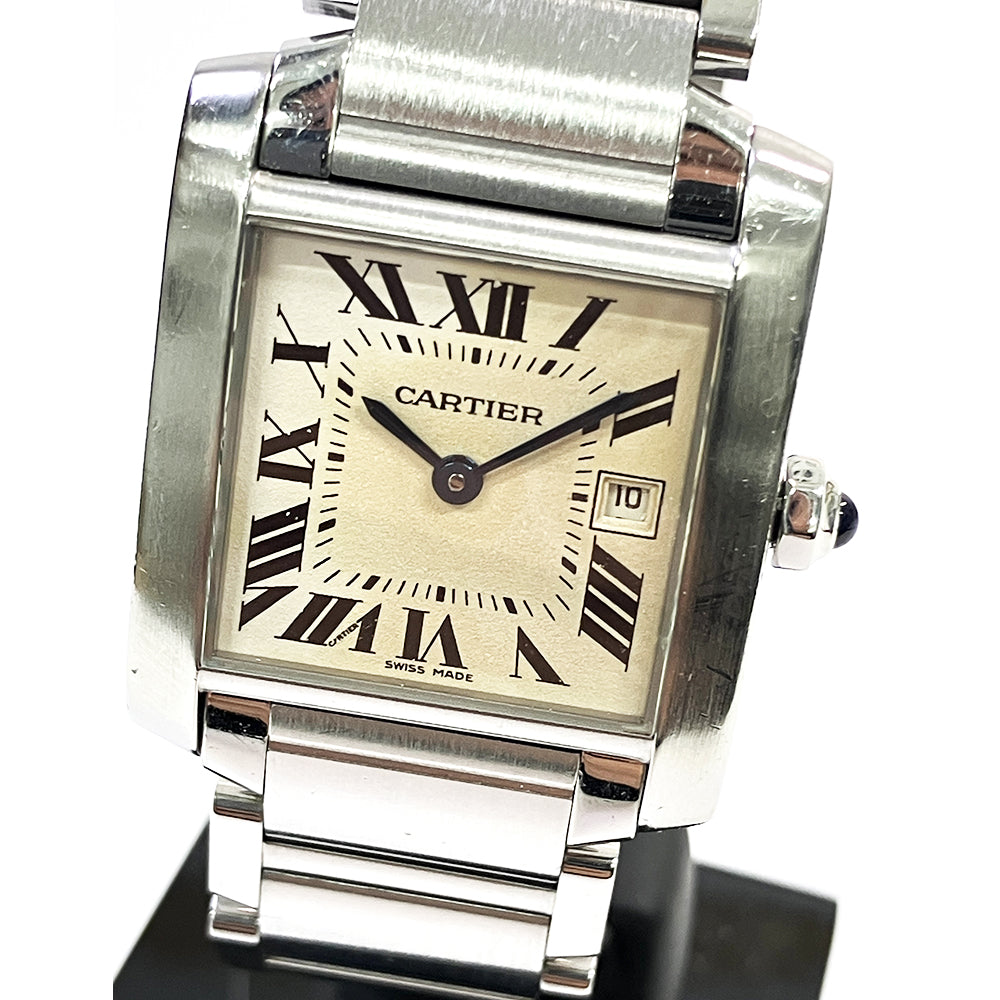 Tank Française Quartz Stainless Steel - 25mm x 29.5mm W51011Q3