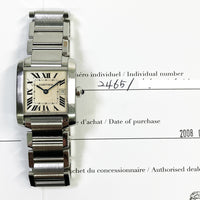 Tank Française Quartz Stainless Steel - 25mm x 29.5mm W51011Q3