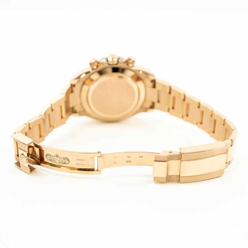 Daytona Rainbow Sapphire Bezel Diamond Lugs and Crown Rose Gold  116595RBOW