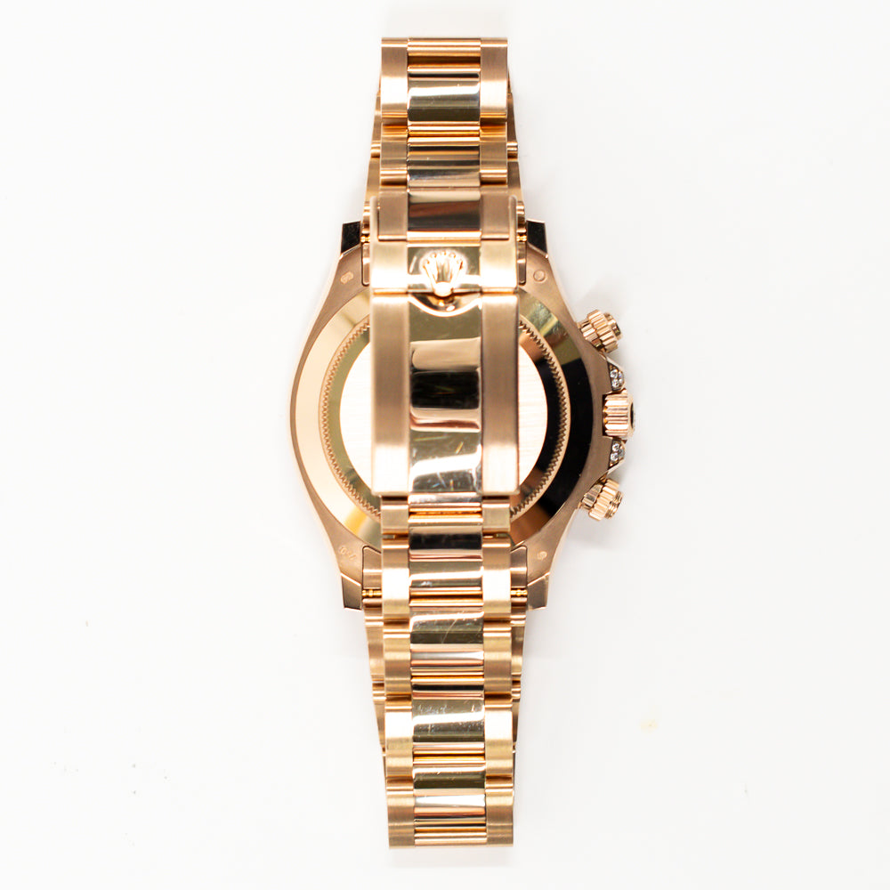 Daytona Rainbow Sapphire Bezel Diamond Lugs and Crown Rose Gold  116595RBOW