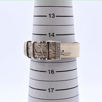 Saxonia Thin 37mm White Gold Manual Winding 201.027