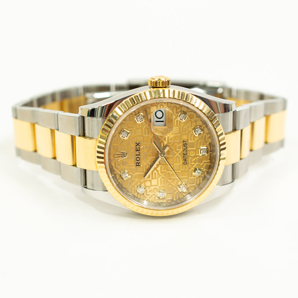 Datejust 36mm Steel and Yellow Gold 126233G
