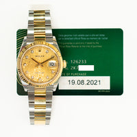 Datejust 36mm Steel and Yellow Gold 126233G