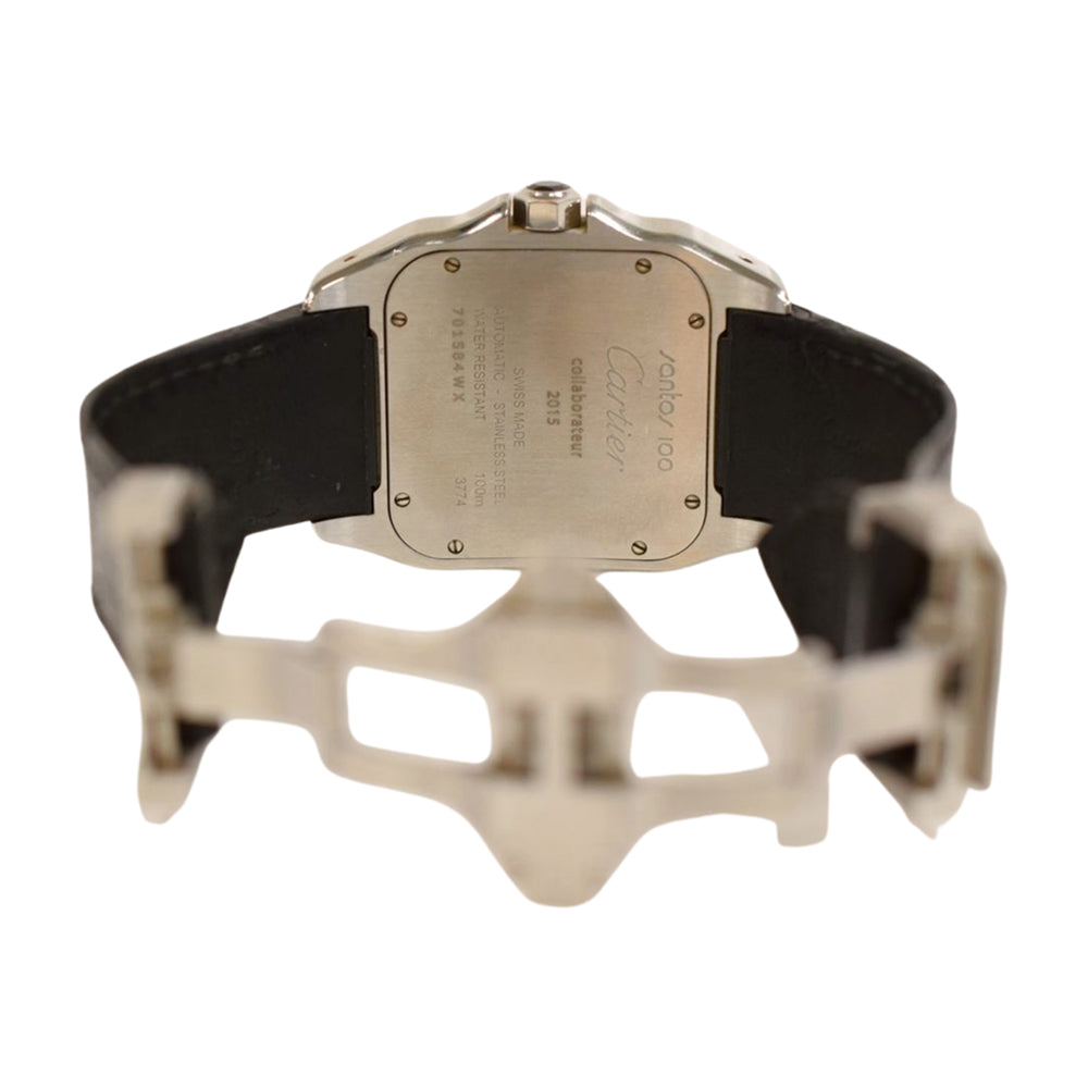 Santos 100 Medium Size Stainless Steel on Strap WSSA0007
