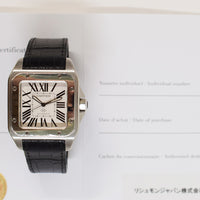 Santos 100 Medium Size Stainless Steel on Strap WSSA0007