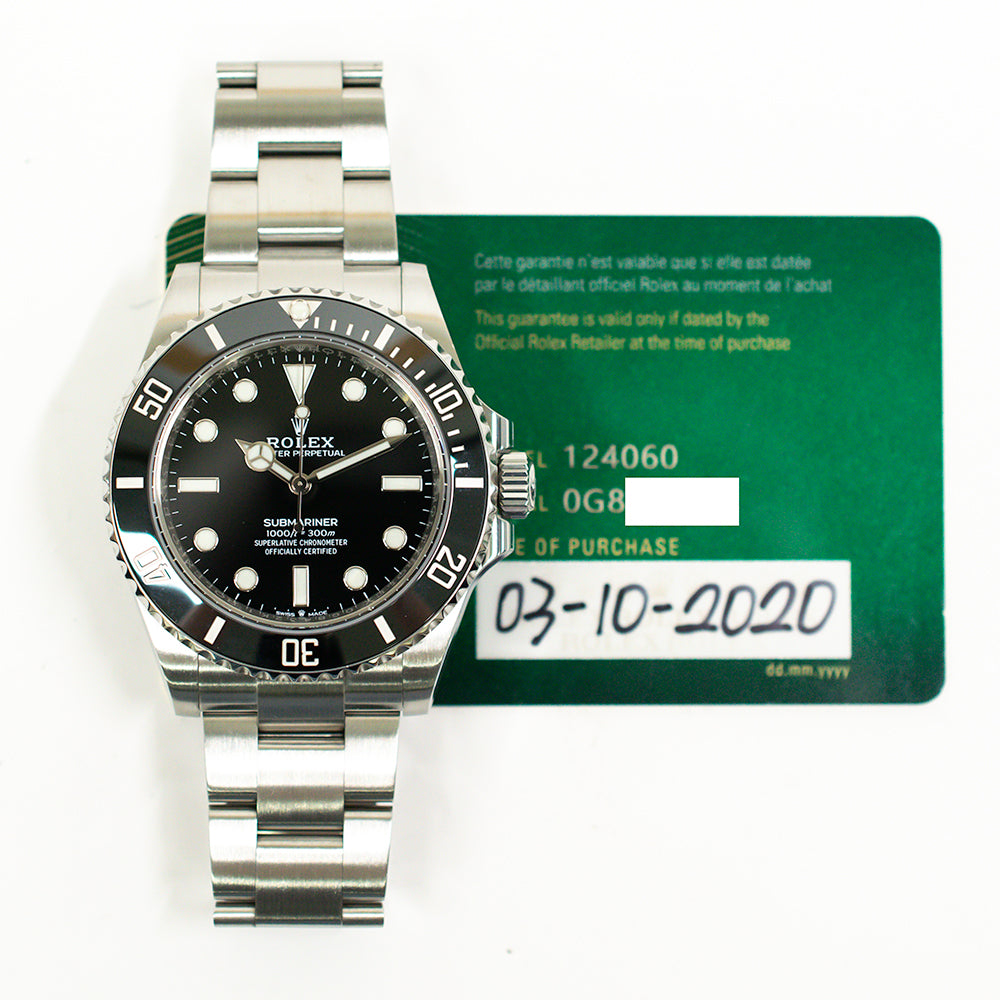 Submariner No Date 41mm Stainless Steel 124060