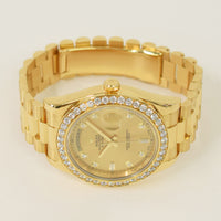 Day-Date President 41mm Diamond Bezel Yellow Gold 218348A
