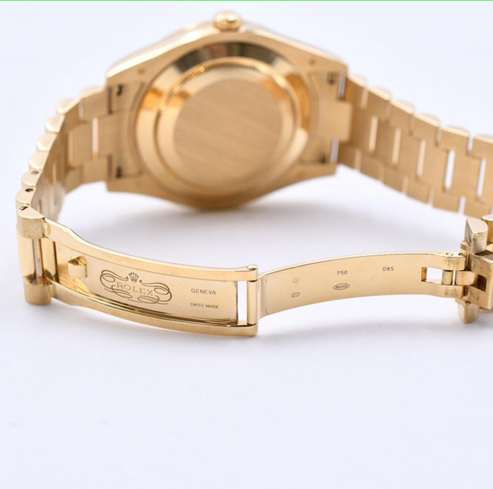 Day-Date President 41mm Diamond Bezel Yellow Gold 218348A