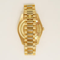Day-Date President 41mm Diamond Bezel Yellow Gold 218348A