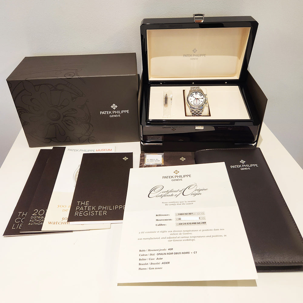 Annual Calendar Chronograph 40.5mm Stainless Steel 5960/1A-001