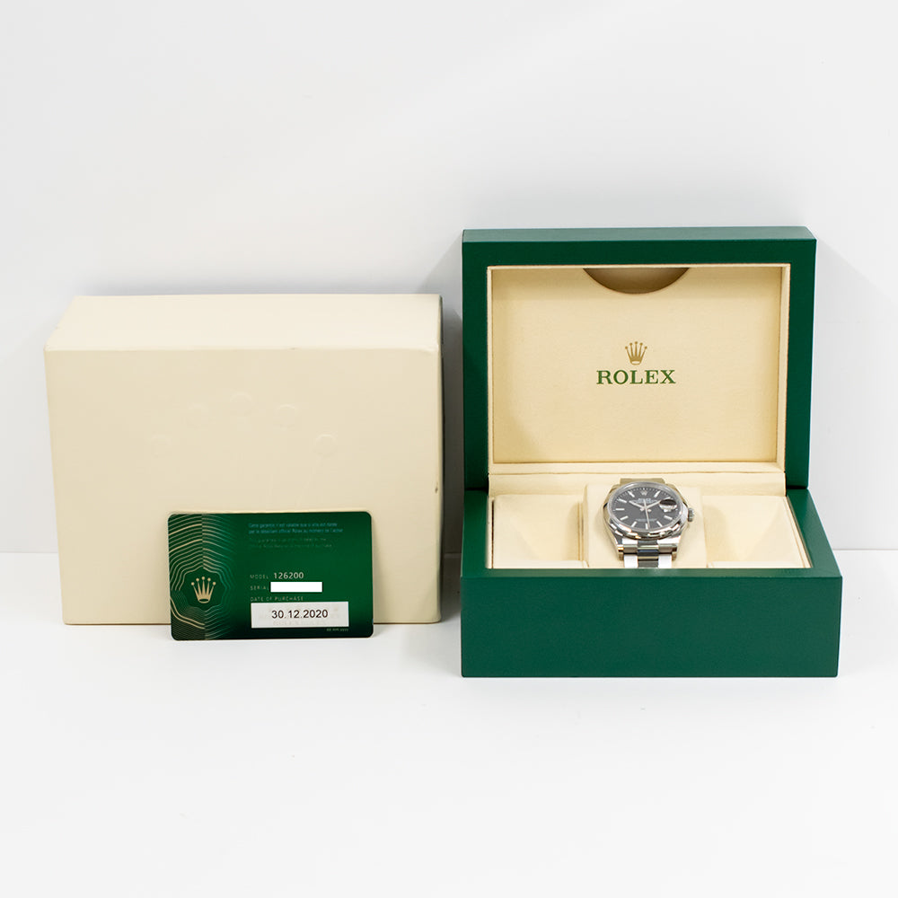 Datejust 36mm Domed Bezel Steel 126200