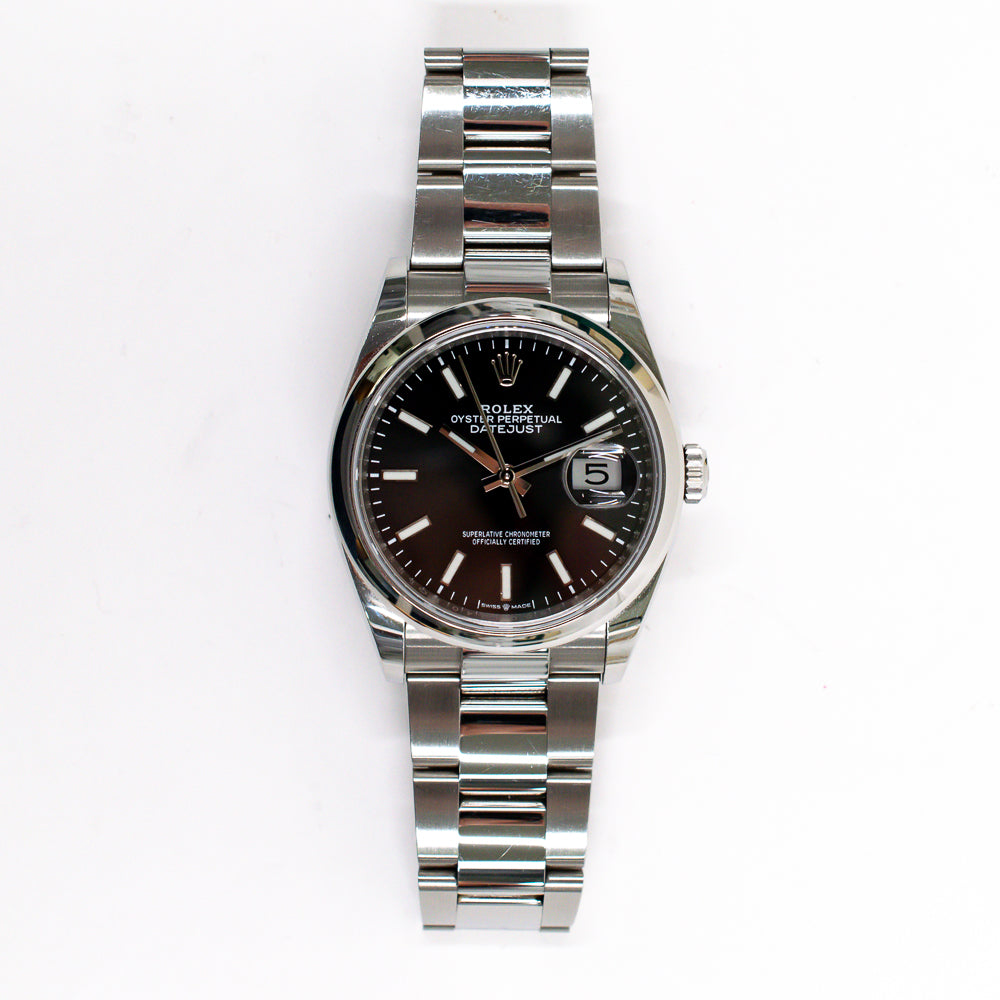 Datejust 36mm Domed Bezel Steel 126200