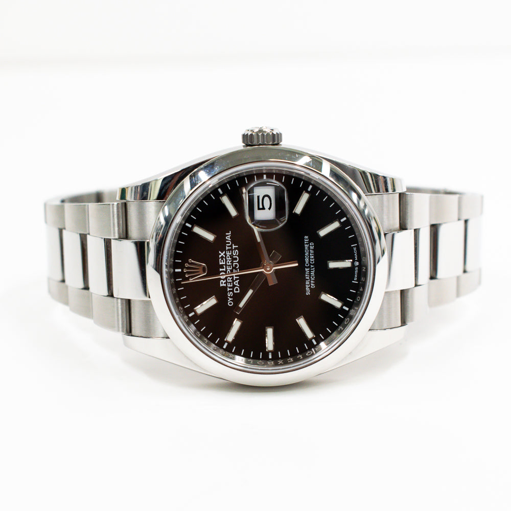 Datejust 36mm Domed Bezel Steel 126200