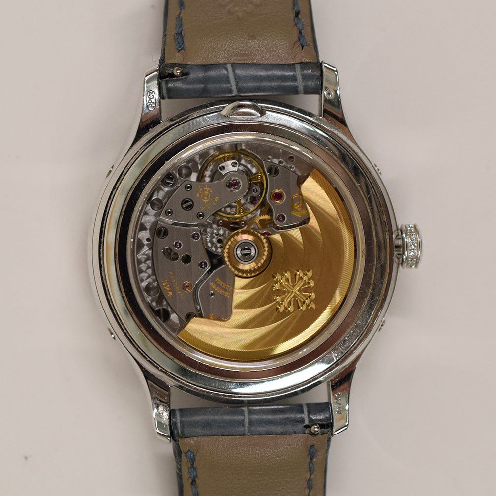 Complications Annual Calendar Moon Phase Selfwinding 38mm Diamond Bezel White Gold 4947G-001