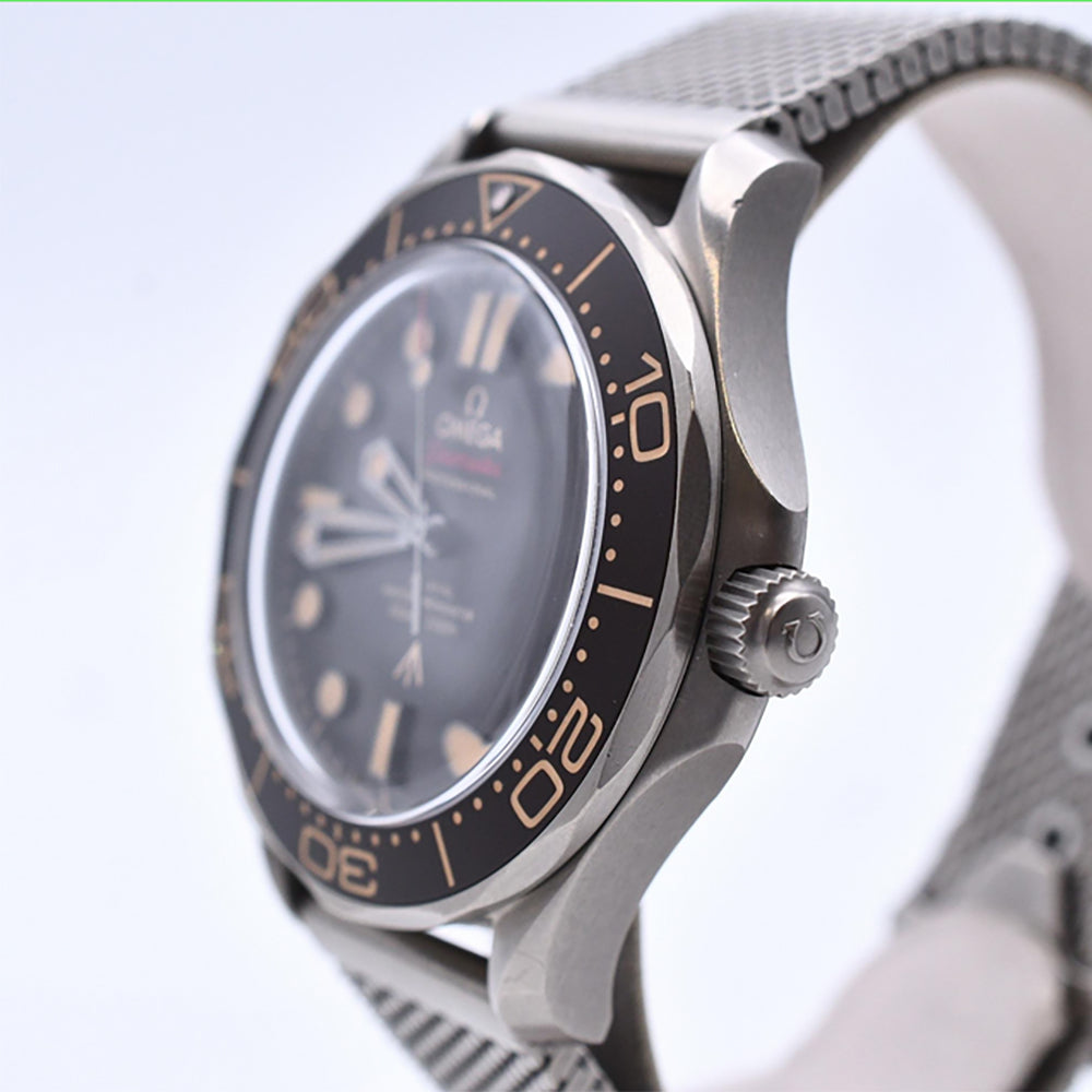 Seamaster Diver 300M 007 Edition 42mm Titanium Brown Tropical Bezel Automatic 210.90.42.20.01.001