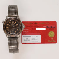 Seamaster Diver 300M 007 Edition 42mm Titanium Brown Tropical Bezel Automatic 210.90.42.20.01.001