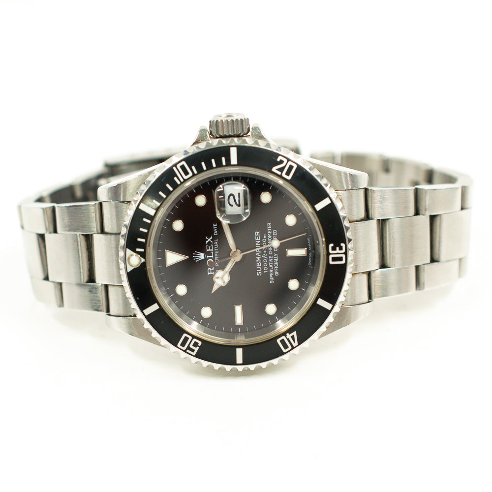 Submariner Date 41mm Aluminium Stainless Steel 16610