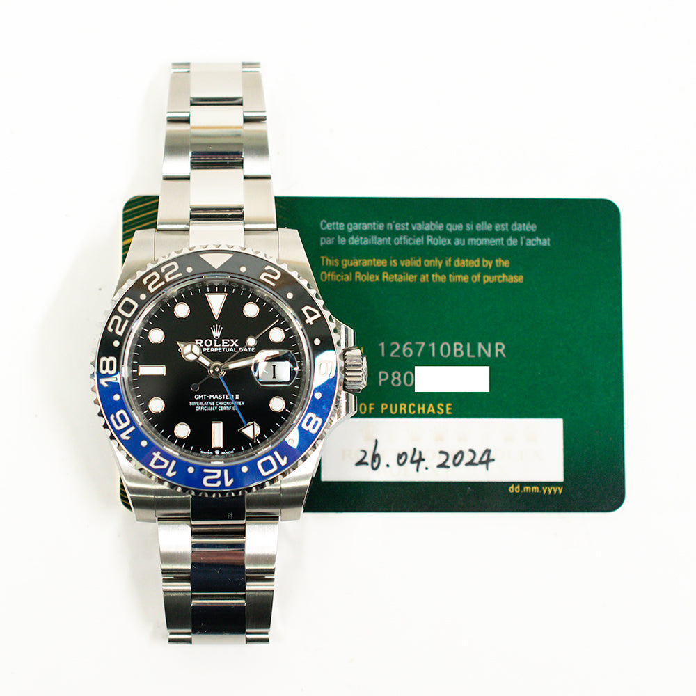 GMT-Master II "Batman" Steel 126710BLNR