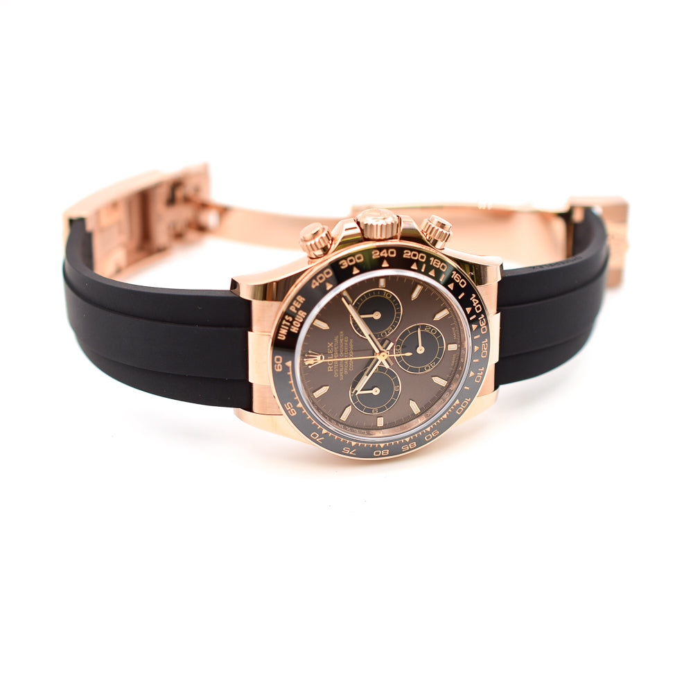 Daytona Rubber Strap Rose Gold 126515LN